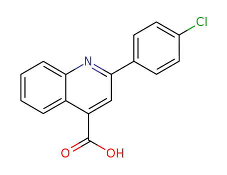 4-Quinolinecarboxylicacid, 2-(4-chlorophenyl)- cas  5466-31-9