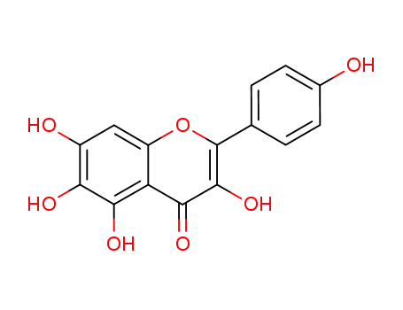 Molecular Structure of 4324-55-4 (6-Hydroxykaempferol)