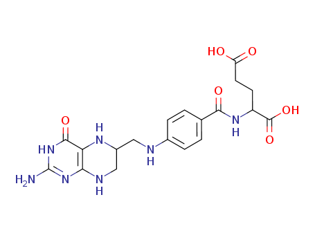 Glutamic acid,N-[4-[[(2-amino-3,4,5,6,7,8-hexahydro-4-oxo-6-pteridinyl)methyl]amino]benzoyl]-