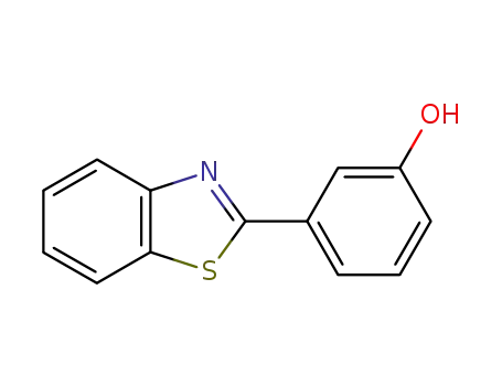 Molecular Structure of 25389-28-0 (3-(1,3-BENZOTHIAZOL-2-YL)PHENOL)