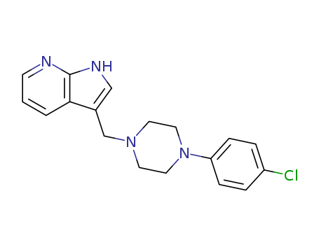 3-{[4-(4-Chlorophenyl)-1-piperazinyl]methyl}-1H-pyrrolo[2,3-b]pyridine