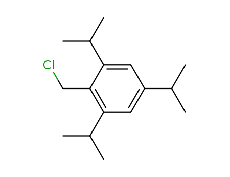 Molecular Structure of 38580-86-8 (2,4,6-TRIISOPROPYLBENZYL CHLORIDE)