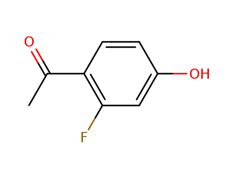 Molecular Structure of 98619-07-9 (2'-Fluoro-4'-hydroxyacetophenone)