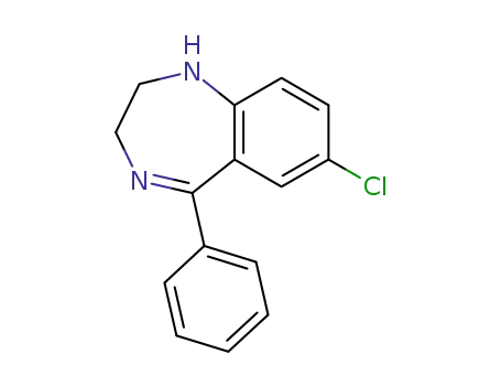 Molecular Structure of 1694-78-6 (7-Chloro-2,3-dihydro-5-phenyl-1H-1,4-benzodiazepine)
