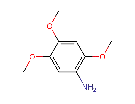 Molecular Structure of 26510-91-8 (2,4,5-Trimethoxyaniline)