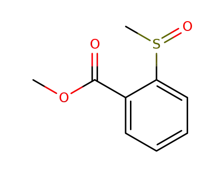 Molecular Structure of 38798-78-6 (methyl 2-methylsulfinylbenzoate)