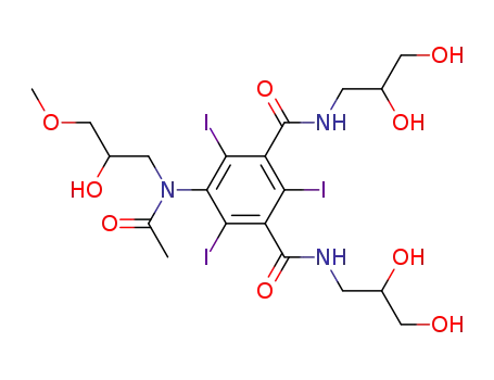 Molecular Structure of 89797-00-2 (IODIXANOL  RELATED COMPOUND D  (50 MG)  (5-[ACETYL(2-HYDROXY-3-METHYLPROPYL)AMINO]-N,N'-BIS(2,3-DIHYDROXYPROPYL)2,4,6-TRIIODO-1,3-BENZE-NEDICARBOXAMIDE))