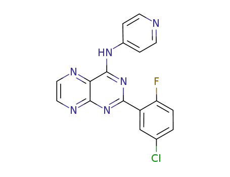 2-(5-chloro-2-fluorophenyl)-N-(pyridin-4-yl)pteridin-4-amine