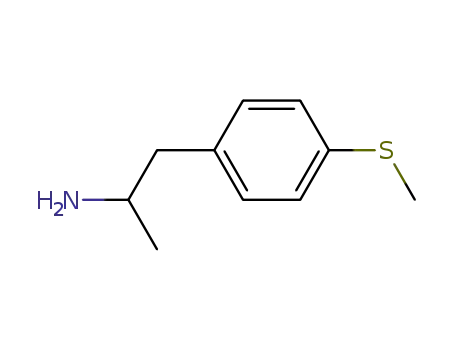 Molecular Structure of 14116-06-4 (4-METHYLTHIOAMPHETAMIN)