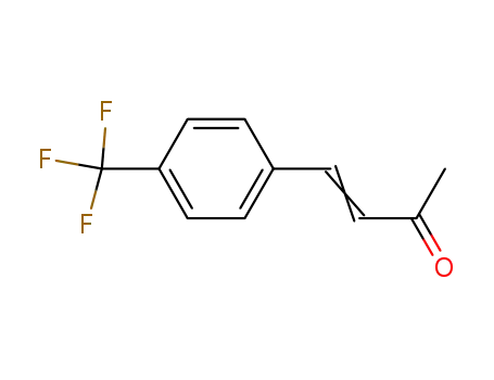 Molecular Structure of 80992-93-4 (1-[4-(TRIFLUOROMETHYL)PHENYL]BUT-1-EN-3-ONE)