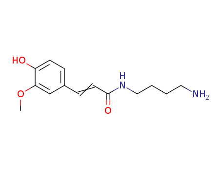 (E)-N-(4-aminobutyl)-3-(4-hydroxy-3-methoxyphenyl)prop-2-enamide