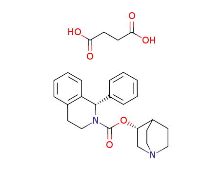 1-Azabicyclo[2.2.2]octan-3-yl (1S)-1-phenyl-3,4-dihydro-1H-isoquinoline-2-carboxylate;butanedioic acid