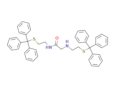 Acetamide,
N-[2-[(triphenylmethyl)thio]ethyl]-2-[[2-[(triphenylmethyl)thio]ethyl]amino]-