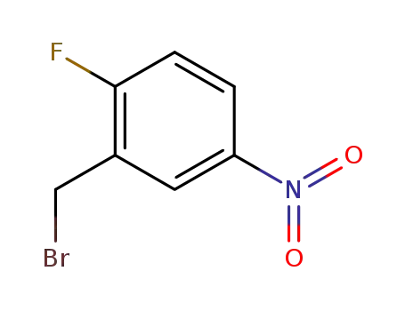 Molecular Structure of 454-15-9 (2-BROMOMETHYL-1-FLUORO-4-NITROBENZENE)