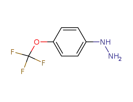 Molecular Structure of 13957-54-5 (4-(TRIFLUOROMETHOXY)PHENYLHYDRAZINE HYDROCHLORIDE)
