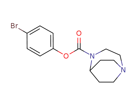 4-Bromophenyl 1,4-diazabicyclo(3.2.2)nonane-4-carboxylate