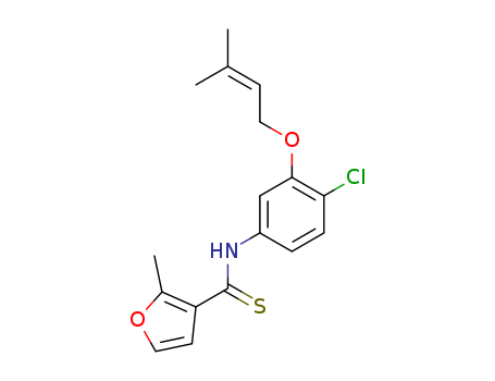 N-[4-chloro-3-(3-methylbut-2-enoxy)phenyl]-2-methyl-furan-3-carbothioamide