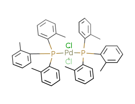 trans-Dichloro-bis-(tri-o-tolyl-phosphine)palladium(II) cas  40691-33-6