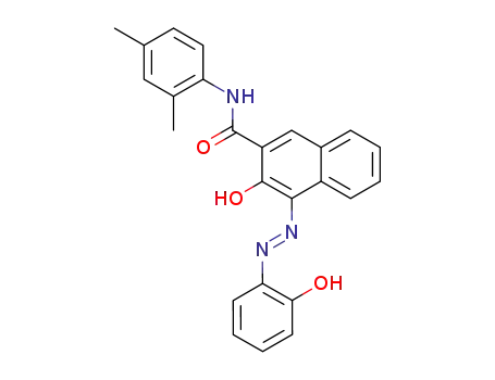 Molecular Structure of 523-67-1 (2-[2-HYDROXY-3-(2,4-XYLYLCARBAMOYL)-1-NAPHTHYLAZO]PHENOL)