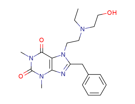 1H-Purine-2,6-dione,7-[2-[ethyl(2-hydroxyethyl)amino]ethyl]-3,7-dihydro-1,3-dimethyl-8-(phenylmethyl)-
