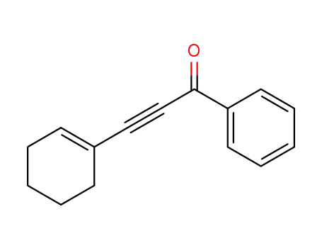 Molecular Structure of 16616-44-7 (2-Propyn-1-one, 3-(1-cyclohexen-1-yl)-1-phenyl-)