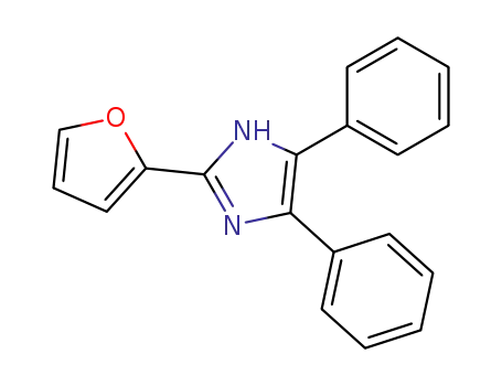 Molecular Structure of 29916-33-4 (2-(2-furyl)-4,5-diphenyl-1H-imidazole)