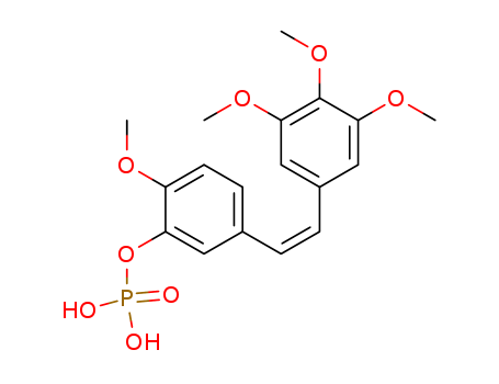 Phenol,2-methoxy-5-[(1Z)-2-(3,4,5-trimethoxyphenyl)ethenyl]-, 1-(dihydrogen phosphate)