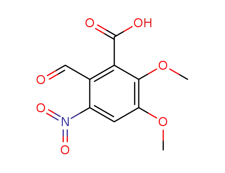 2-Formyl-5,6-dimethoxy-3-nitrobenzoic acid