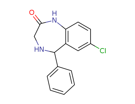 1,3,4,5-Tetrahydro-7-chloro-5-phenyl-2H-1,4-benzodiazepin-2-one cas  1824-69-7