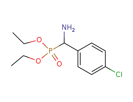Molecular Structure of 110480-88-1 (diethyl 1-amino(p-chlorophenyl)methylphosphonate)