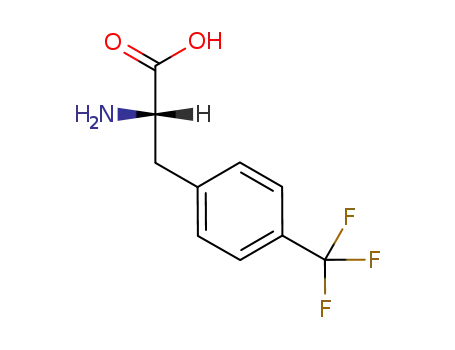 Molecular Structure of 114926-38-4 (4-(Trifluoromethyl)-L-phenylalanine)