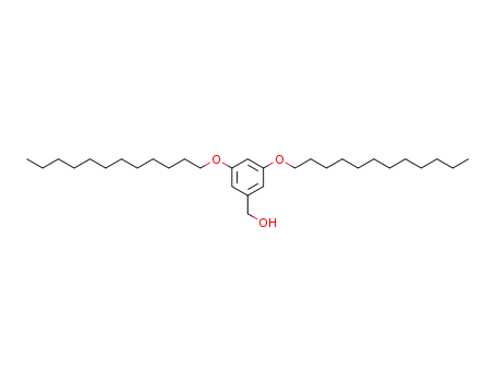 Molecular Structure of 199192-20-6 (Benzenemethanol, 3,5-bis(dodecyloxy)-)