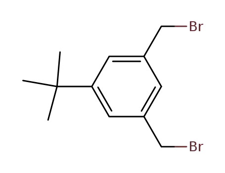 Molecular Structure of 64726-28-9 (Benzene, 1,3-bis(bromomethyl)-5-(1,1-dimethylethyl)-)