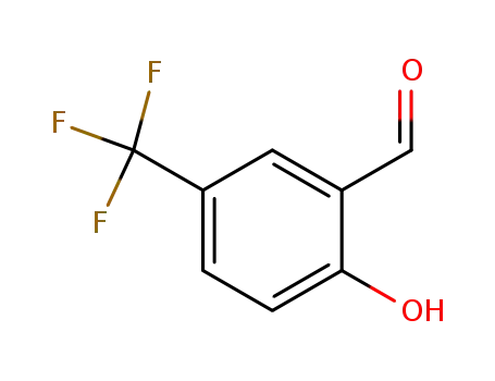 Molecular Structure of 210039-65-9 (2-hydroxy-5-(trifluoroMethyl)benzaldehyde)