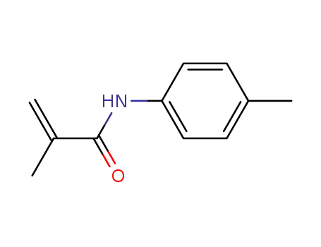 Molecular Structure of 2918-73-2 (2-METHYL-N-P-TOLYL-ACRYLAMIDE)