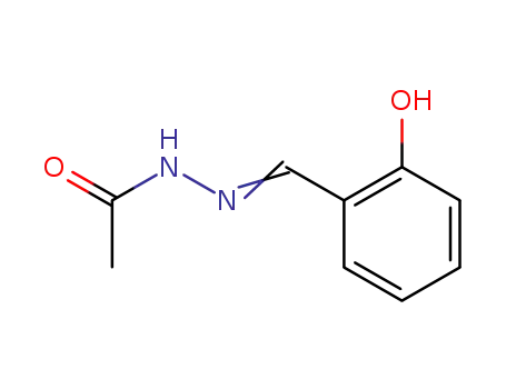 Molecular Structure of 5941-05-9 (salicylaldehyde acetylhydrazone)