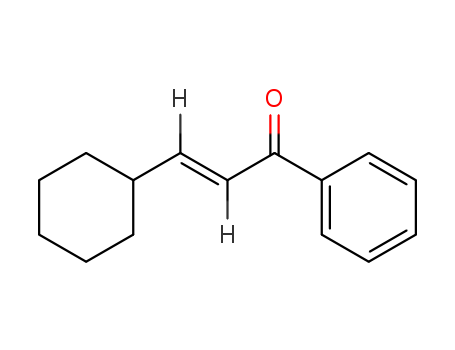Molecular Structure of 122248-91-3 (2-Propen-1-one, 3-cyclohexyl-1-phenyl-, (2E)-)