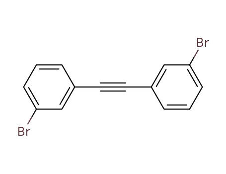Molecular Structure of 91790-32-8 (BIS(3-BROMOPHENYL)ACETYLENE)