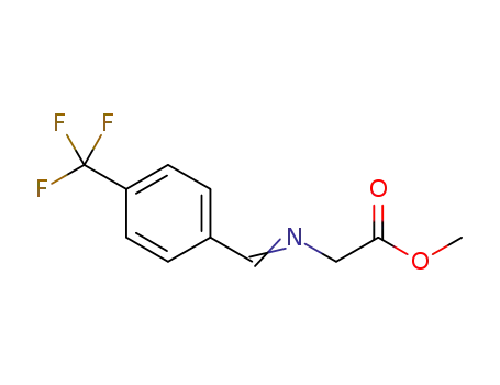 Molecular Structure of 286392-28-7 (glycine methyl ester (4-trifluoromethylbenzaldehyde)imine)