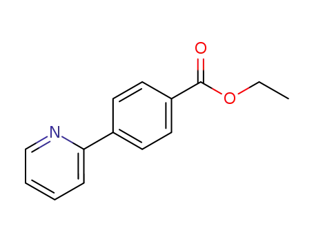 Molecular Structure of 4385-61-9 (Benzoic acid, 4-(2-pyridinyl)-, ethyl ester)
