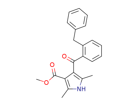 1H-Pyrrole-3-carboxylicacid, 2,5-dimethyl-4-[2-(phenylmethyl)benzoyl]-, methyl ester