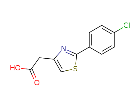 2-[2-(4-Chlorophenyl)-1,3-thiazol-4-yl]acetic acid 17969-20-9