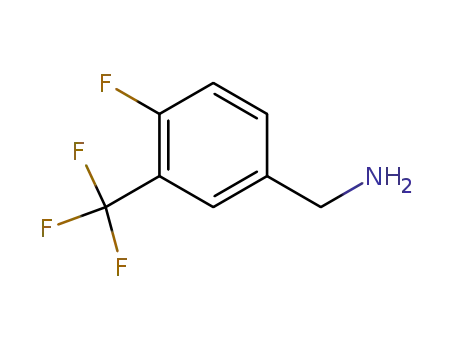 Molecular Structure of 67515-74-6 (4-FLUORO-3-(TRIFLUOROMETHYL)BENZYLAMINE)