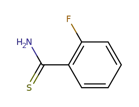 Molecular Structure of 75907-82-3 (2-FLUOROTHIOBENZAMIDE)
