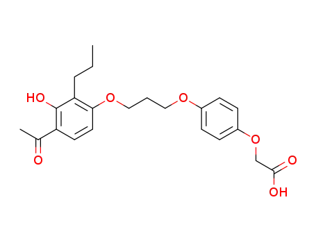 2-(4-(3-(4-Acetyl-3-hydroxy-2-propylphenoxy)propoxy)phenoxy)acetic acid