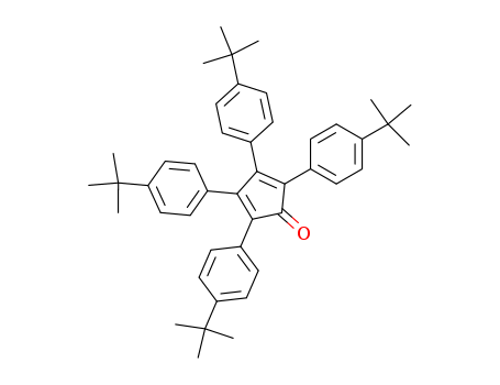 Molecular Structure of 196505-83-6 (2,4-Cyclopentadien-1-one, 2,3,4,5-tetrakis[4-(1,1-dimethylethyl)phenyl]-)