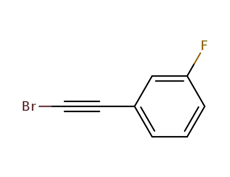 1-bromo-2-(meta-fluorophenyl)ethyne