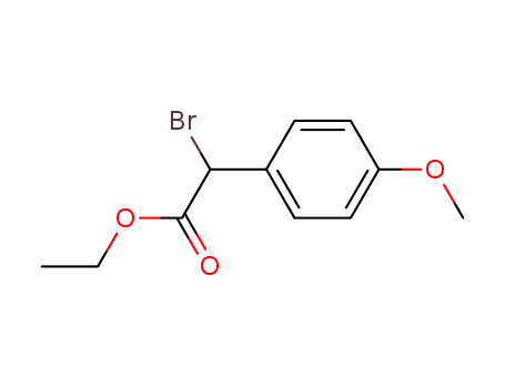 Molecular Structure of 77629-83-5 (ethyl 2-broMo-2-(4-Methoxyphenyl)acetate)