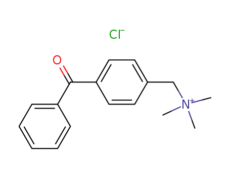 Molecular Structure of 78697-25-3 ((4-BENZOYLBENZYL)TRIMETHYLAMMONIUM CHLORIDE, 95)