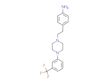 Benzenamine,4-[2-[4-[3-(trifluoromethyl)phenyl]-1-piperazinyl]ethyl]-